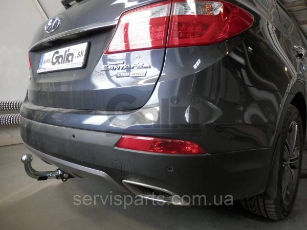 Фаркоп оцинкований Hyundai Grand Santa Fe 2014 (Хундай Гранд Санта Фе) - Зображення 6