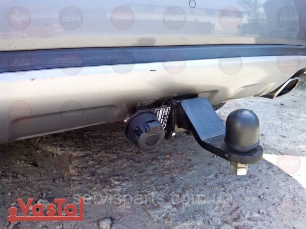 Фаркоп Hyundai Santa Fe 2006-2012 ( Хундай Санта Фе) американська вставка під квадрат - Зображення 6