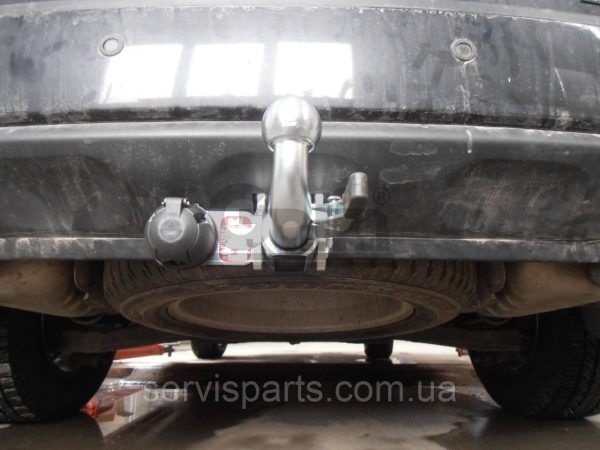 Оцинкований фаркоп на Kia Sorento 2009-2012 (Кіа Соренто) Швидкознімний автомат на ручці