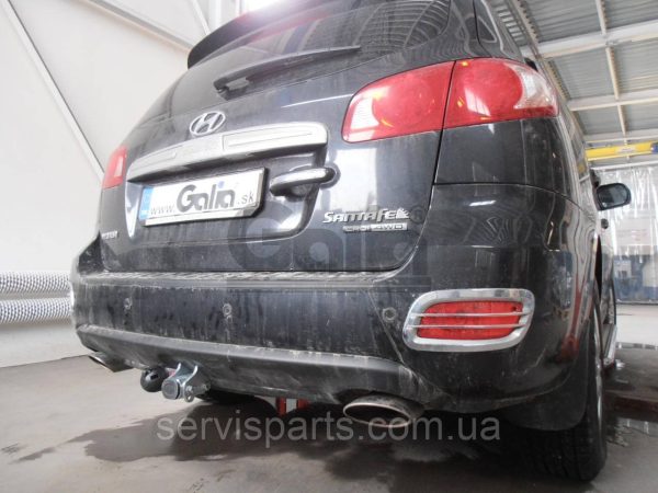 Оцинкований фаркоп на Kia Sorento 2009-2012 (Кіа Соренто) Швидкознімний автомат на ручці - Зображення 4