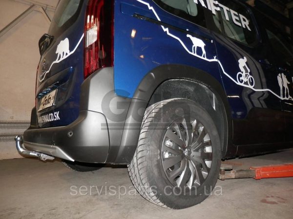Фаркоп оцинкований на Peugeot Rifter 2018 (довга база L2 4753 mm) - Зображення 3