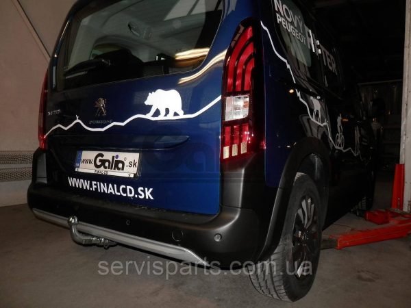 Фаркоп оцинкований на Peugeot Rifter 2018 (довга база L2 4753 mm) - Зображення 8