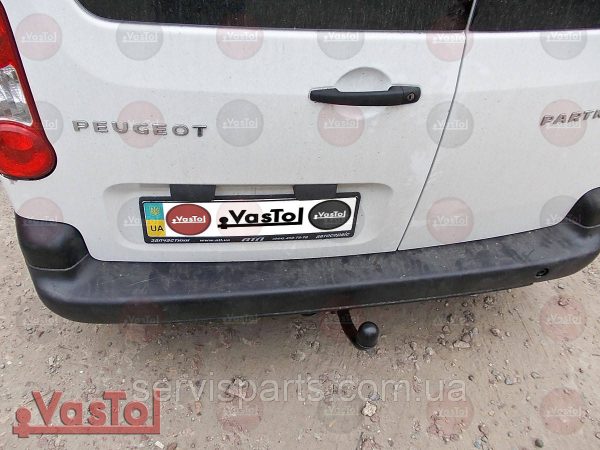 Знімний гак фаркоп на Peugeot Partner 2008-2018 (Пежо Партнер 2) - Зображення 3