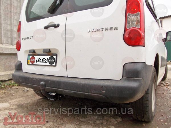 Знімний гак фаркоп на Peugeot Partner 2008-2018 (Пежо Партнер 2) - Зображення 6