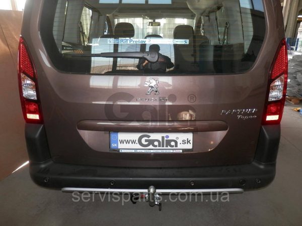 Оцинкований фаркоп на Peugeot Partner II 2008 (коротка база L1 4380 mm) - Зображення 4