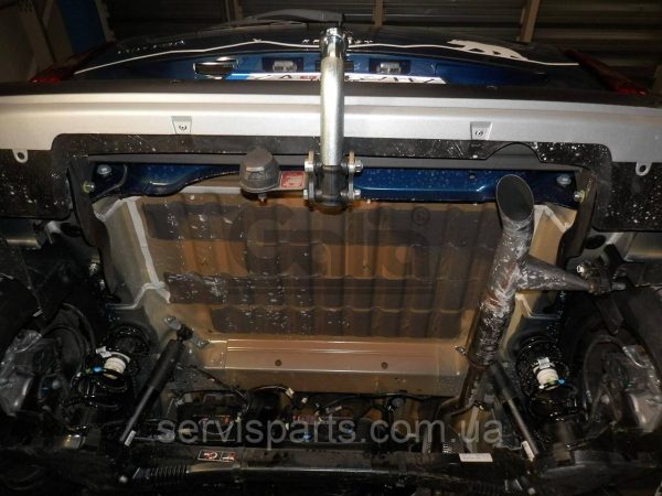 Оцинкований фаркоп на Peugeot Partner II 2008 (коротка база L1 4380 mm) - Зображення 5