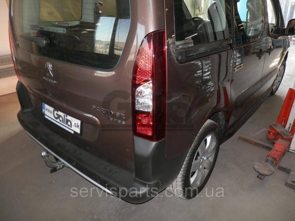 Оцинкований фаркоп на Peugeot Partner II 2008- (Long база) - Зображення 2