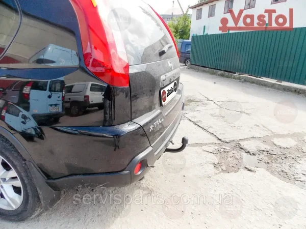 З'ємний гак фаркоп на Nissan X-Trail T31 2008-2014 без підрізу бампера - Зображення 3