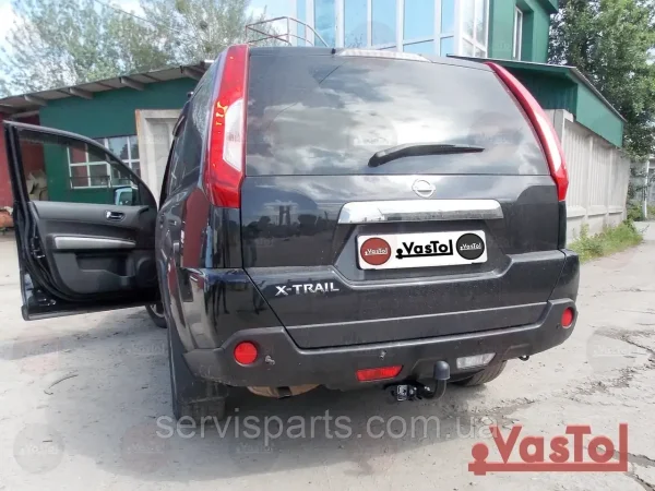 З'ємний гак фаркоп на Nissan X-Trail T31 2008-2014 без підрізу бампера