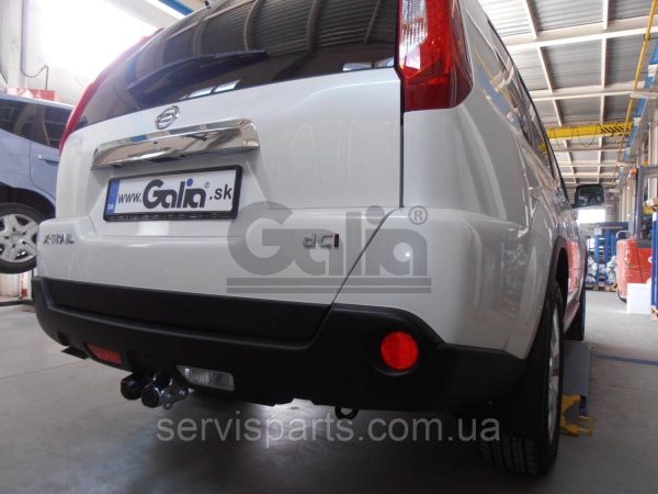 Оцинкований фаркоп на Nissan X-Trail T31 2007-2014 (Ніссан X-Трейл) Швидкознімний автомат на ручці - Зображення 2