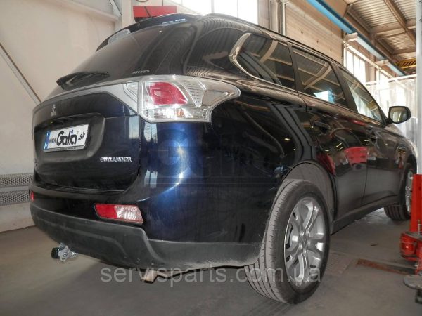 Оцинкований фаркоп на Mitsubishi Outlander 2012- (Мітсубісі Аутлендер) Швидкоз'ятимний автомат на ручці - Зображення 4