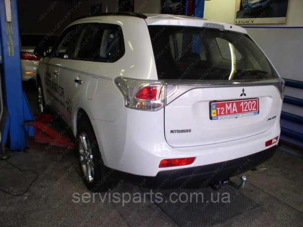Фаркоп Полігон-Авто на Mitsubishi Outlander 2015 - без підрізу бампера. - Зображення 2