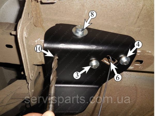Фаркоп Ford Focus III седан 2011- (Форд Фокус 3) - Зображення 6