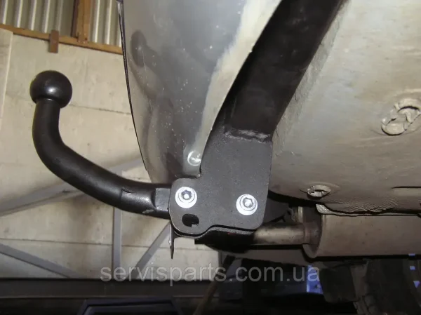 Фаркоп знімний гак Renault Dacia Logan седан 2004-2012 (Рено Логан) без підрізу бампера - Зображення 5