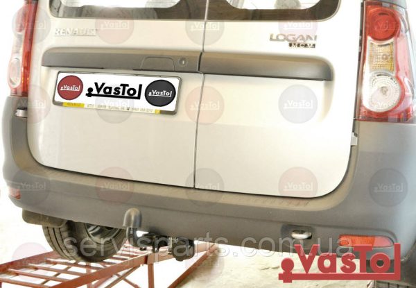 Фаркоп знімний гак Dacia Logan MCV 2007-2013 (Renault Logan универсал) без підрізу бампера.