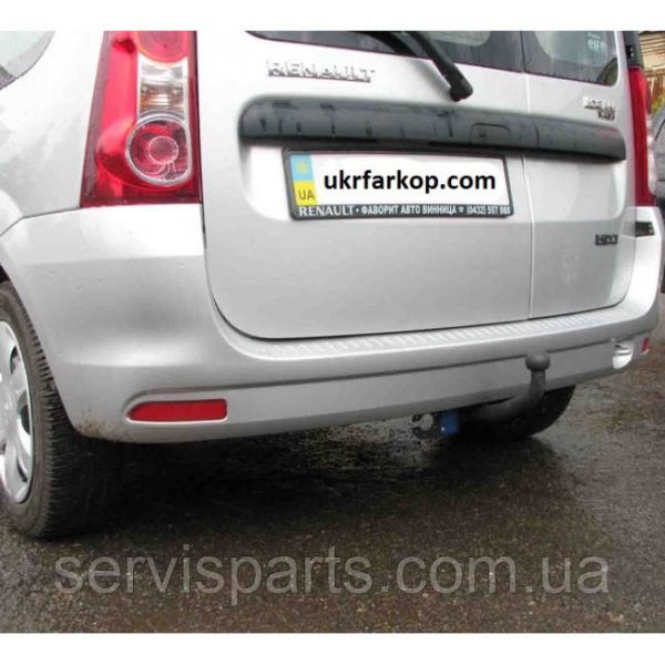 Фаркоп знімний гак Dacia Logan MCV 2007-2013 (Renault Logan универсал) без підрізу бампера. - Зображення 3