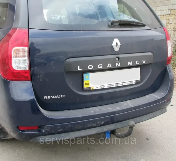 Фаркоп знімний гак на Renault Logan MCV 2013- (Рено Логан универсал)