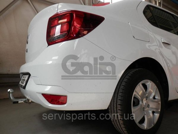 Оцинкований фаркоп на Renault Logan II Sedan 2013-2021 (Рено Логан Седан) - Зображення 7