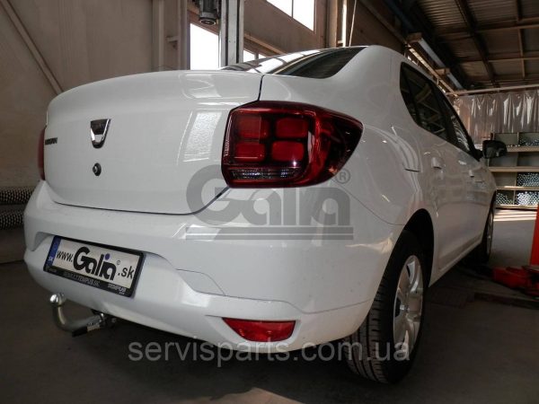Оцинкований фаркоп на Renault Logan II Sedan 2013-2021 (Рено Логан Седан) - Зображення 9