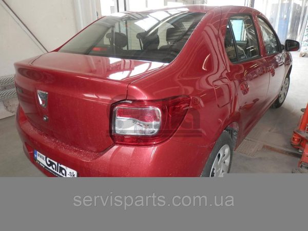 Оцинкований фаркоп на Renault Logan Sedan 2 2013- (Рено Логан) Швидкознімний автомат на ручці - Зображення 3