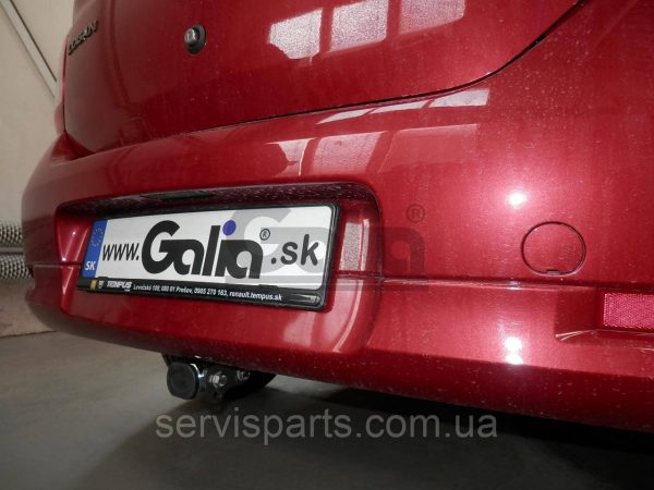Оцинкований фаркоп на Renault Logan Sedan 2 2013- (Рено Логан) Швидкознімний автомат на ручці - Зображення 6
