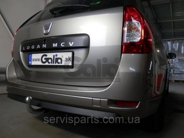 Оцинкований фаркоп на Renault Logan MCV 2013- (Рено Логан универсал) - Зображення 3