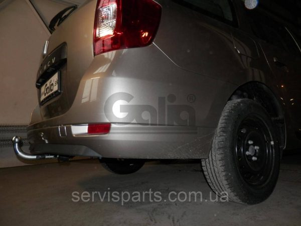 Оцинкований фаркоп на Renault Logan MCV 2013- (Рено Логан универсал) - Зображення 5