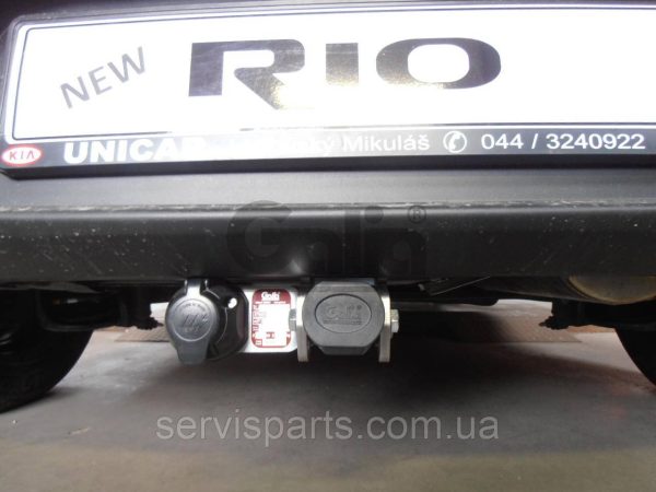 Знімний фаркоп на Kia Rio седан/хетчбек 2011-2017 (Кіа Ріо) Швидкознімний автомат на ручці - Зображення 4