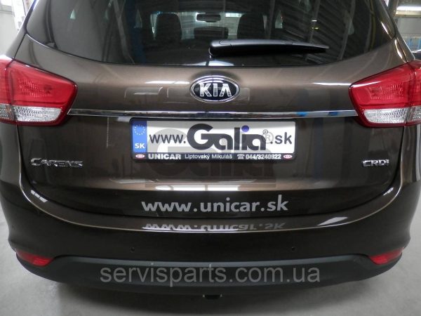 Оцинкований фаркоп на Kia Carens 2013- (Кіа Каренс) Швидкознімний автомат на ручці - Зображення 2