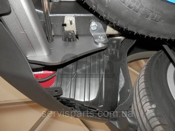 Оцинкований фаркоп на Kia Carens 2013- (Кіа Каренс) Швидкознімний автомат на ручці - Зображення 5