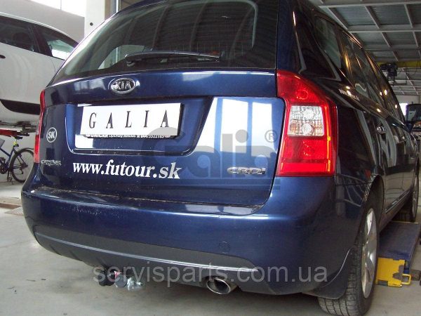 Оцинкований фаркоп на Kia Carens 2006-2013 (Кіа Каренс) Швидкознімний автомат на ручці - Зображення 3