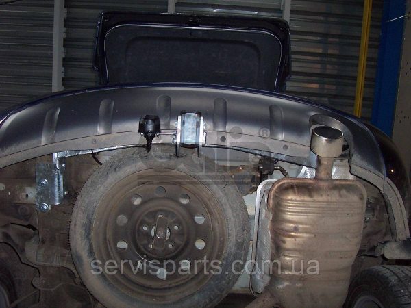 Оцинкований фаркоп на Kia Carens 2006-2013 (Кіа Каренс) Швидкознімний автомат на ручці - Зображення 5