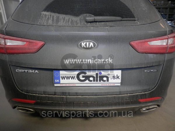 Оцинкований фаркоп на Kia Optima 2015- (сидан і универсал) Швидкознімний автомат на ручці - Зображення 2