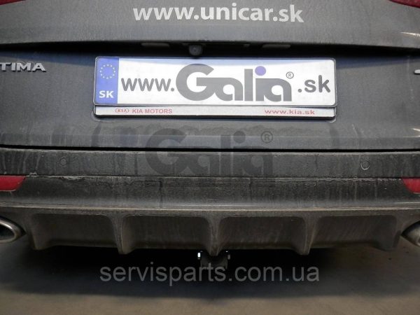 Оцинкований фаркоп на Kia Optima 2015- (сидан і универсал) Швидкознімний автомат на ручці - Зображення 3