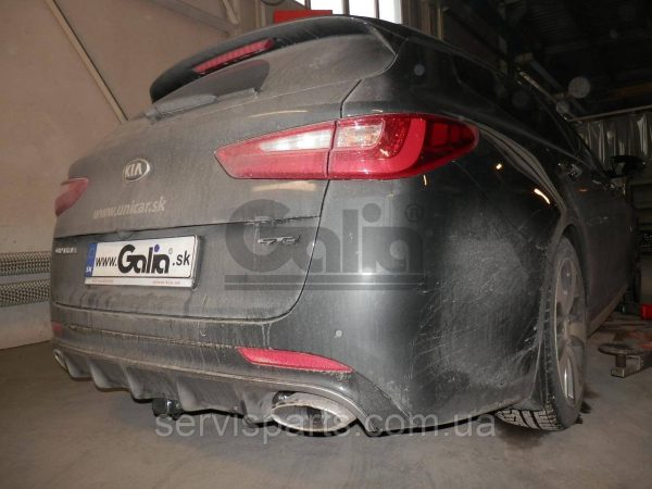 Оцинкований фаркоп на Kia Optima 2015- (сидан і универсал) Швидкознімний автомат на ручці - Зображення 4