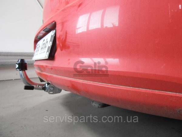 Оцинкований фаркоп на Volkswagen Polo хетчбек 2009-2017 (Фольксваген Поло) Швидкознімний автомат на ручці - Зображення 3