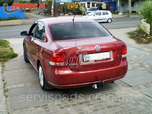 Польський фаркоп на Volkswagen Polo седан 2011- (Фольксваген Поло) - Зображення 2