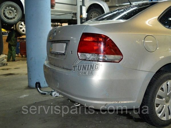 Оцинкований фаркоп на Volkswagen Polo sedan 2011- (Фольксваген Поло седан)
