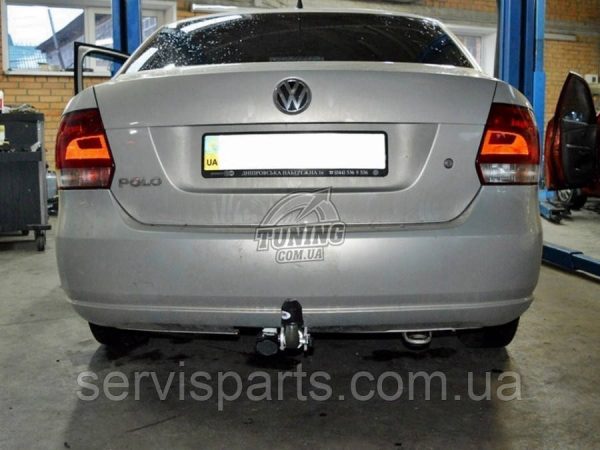 Оцинкований фаркоп на Volkswagen Polo sedan 2011- (Фольксваген Поло седан) - Зображення 2