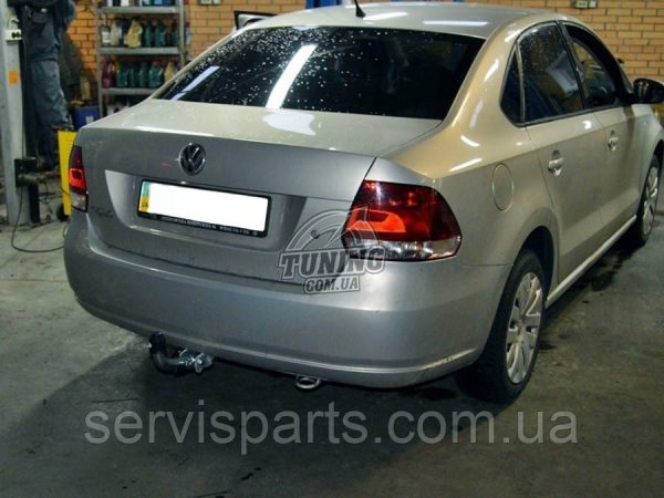 Оцинкований фаркоп на Volkswagen Polo sedan 2011- (Фольксваген Поло седан) - Зображення 4