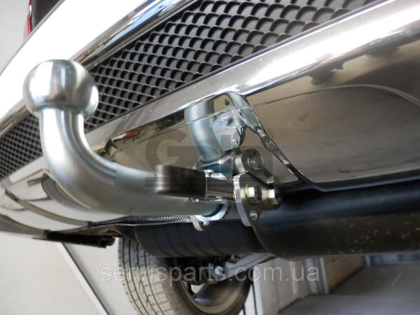 Оцинкований фаркоп на Mercedes-Benz ML W164 W166 2011-2015 Швидкознімний автомат на ручці