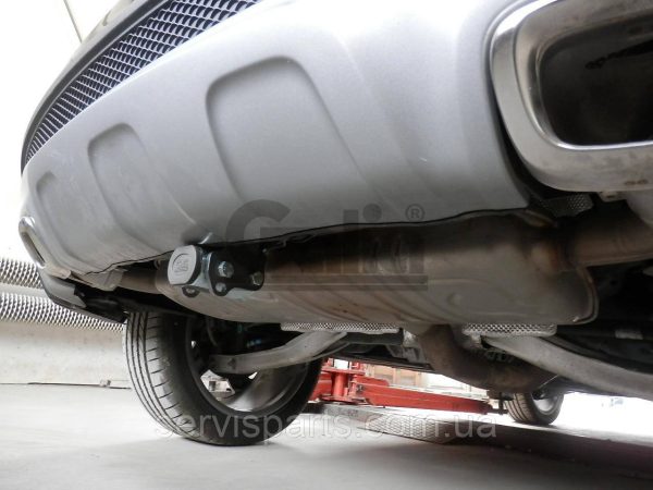 Оцинкований фаркоп на Mercedes-Benz GLA X156 2014-2019 Швидкознімний автомат на ручці