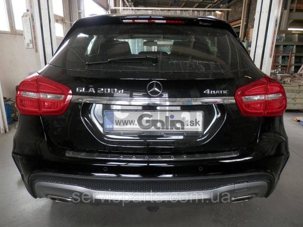 Оцинкований фаркоп на Mercedes-Benz GLA X156 2014-2019 Швидкознімний автомат на ручці - Зображення 2