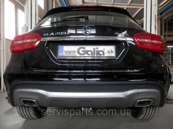 Оцинкований фаркоп на Mercedes-Benz GLA X156 2014-2019 Швидкознімний автомат на ручці - Зображення 3