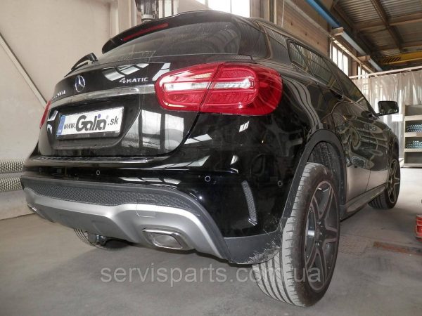 Оцинкований фаркоп на Mercedes-Benz GLA X156 2014-2019 Швидкознімний автомат на ручці - Зображення 4