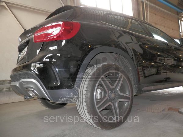 Оцинкований фаркоп на Mercedes-Benz GLA X156 2014-2019 Швидкознімний автомат на ручці - Зображення 5