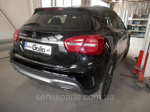 Оцинкований фаркоп на Mercedes-Benz GLA X156 2014-2019 Швидкознімний автомат на ручці - Зображення 6