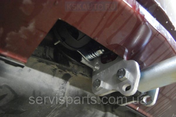 Оцинкований фаркоп на Mercedes-Benz GLK X204 2008-2015 - Зображення 9