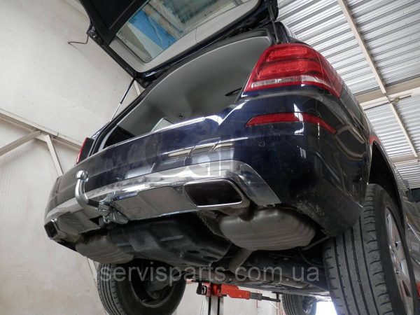 Оцинкований фаркоп на Mercedes-Benz GLK X204 2008-2015 Швидкоз'ємний автомат на ручці - Зображення 2