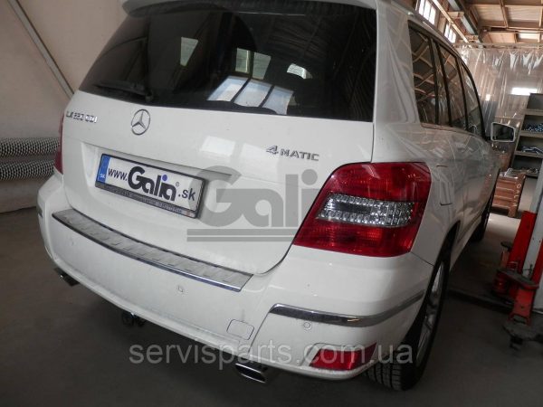 Оцинкований фаркоп на Mercedes-Benz GLK X204 2008-2015 Швидкоз'ємний автомат на ручці - Зображення 4